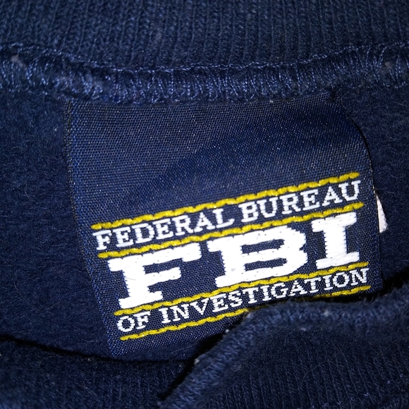 Men's sweater size M FBI original used - Picture 2 of 2